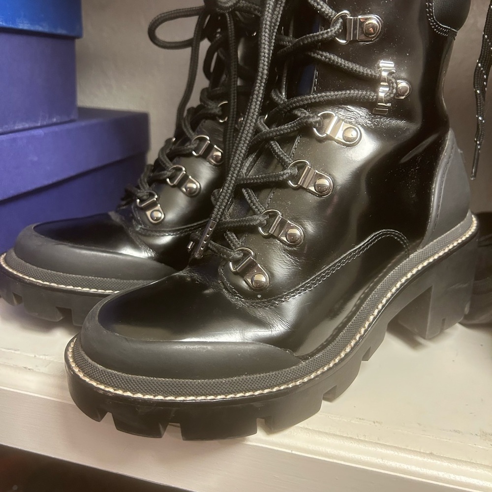Tory Burch Lug Boot Black Women's